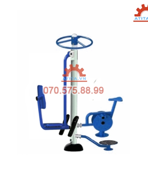 Dụng cụ 3 trong 1: Đạp chân - Xe Đạp - Xoay eo