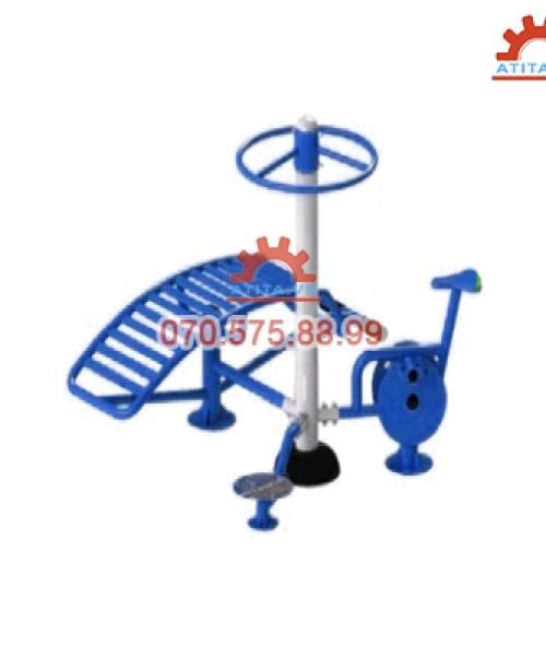 Dụng cụ 3 trong 1: Lưng bụng - Xe đạp - Xoay eo