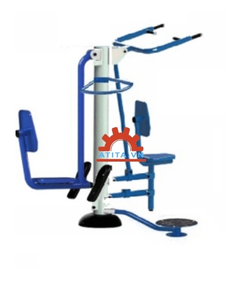 Dụng cụ 3 trong 1: Kéo tay - Xoay Eo - Đạp chân