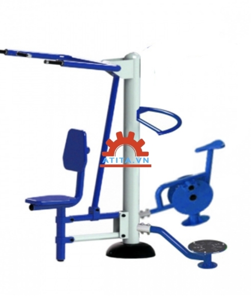 Dụng cụ 3 trong 1: Kéo tay - Xoay Eo - Xe đạp