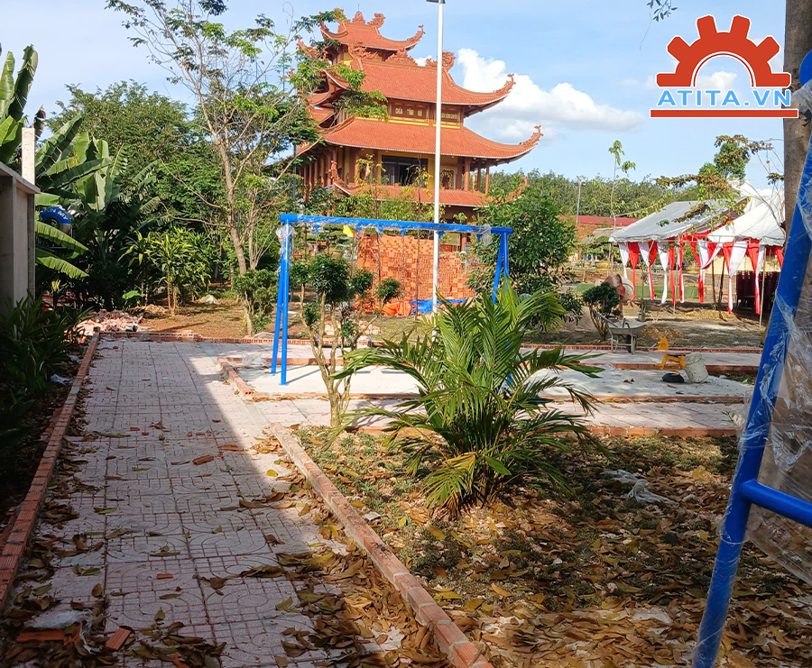 Công trình lắp đặt tại Chùa Tĩnh Hội - Bình Phước