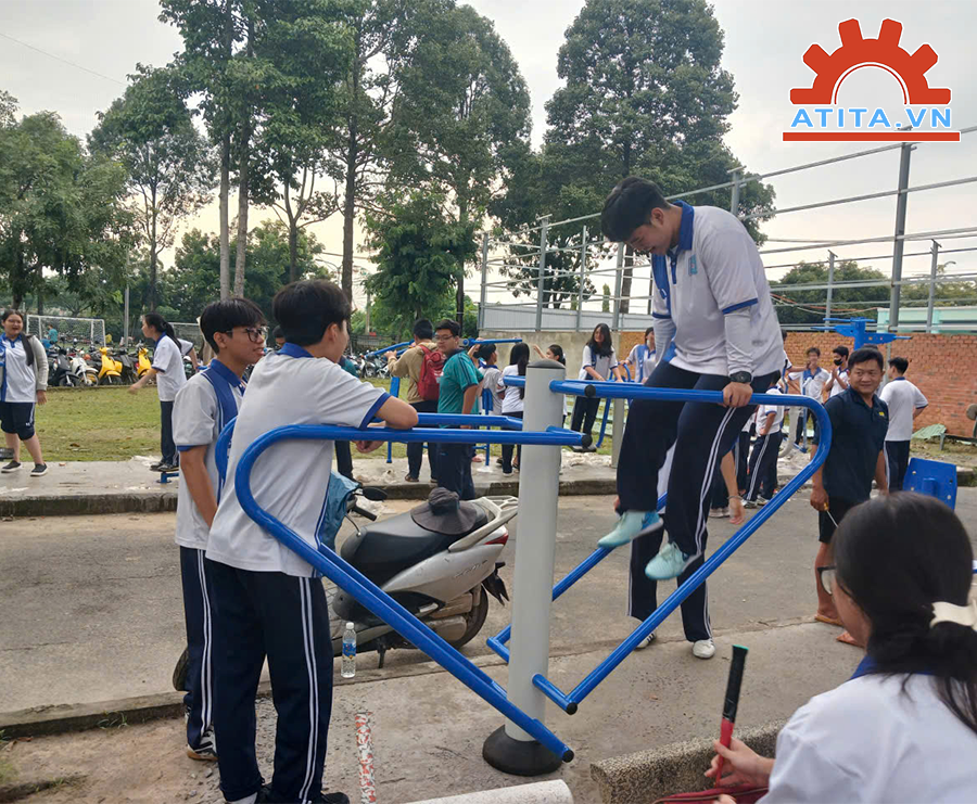 Công trình lắp đặt tại Trường THPT Trường Chinh - Quận 12