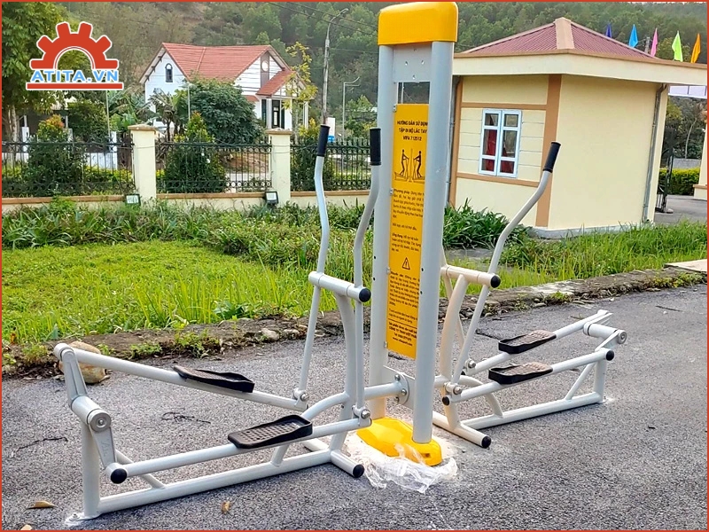 Bố trí khu tập luyện hợp lý trong không gian công viên