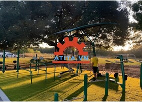 Giải pháp kết hợp cây xanh và khu vận động để tạo cảnh quan hài hòa