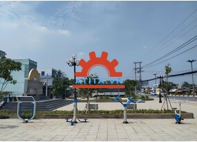 Thiết kế cảnh quan kết hợp khu vận động công cộng hiệu quả